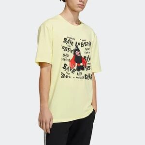 Adidas x Philip Colbert "Save Lobster" Artist Tee Shirt Sz L
